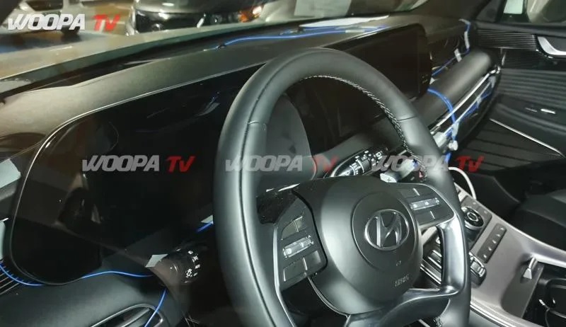 Hyundai Palisade 2023 sẽ có vô lăng, bảng đồng hồ và màn hình trung tâm mới
