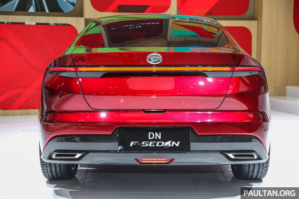 Daihatsu DN F-Sedan Concept nh&igrave;n từ ph&iacute;a sau