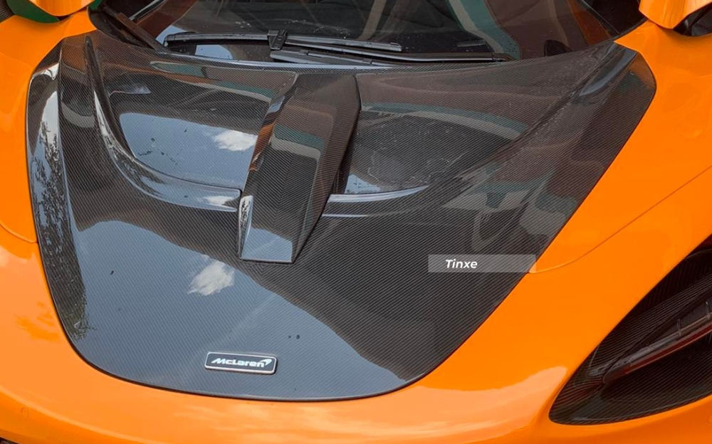 Những nâng cấp ở phần đầu xe McLaren 765LT bằng bản độ của Novitec như nắp ca pô