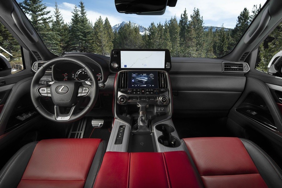 Nội thất b&ecirc;n trong Lexus LX 600 F SPORT 2022