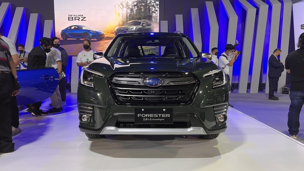 Subaru Forester 2022 được bổ sung thiết kế đầu xe mới
