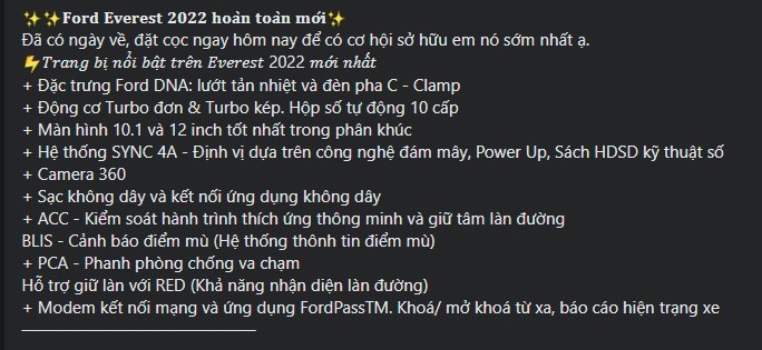 Đại lý đồng loạt nhận cọc dành cho Ford Everest 2022, dự kiến giao xe vào quý III năm nay