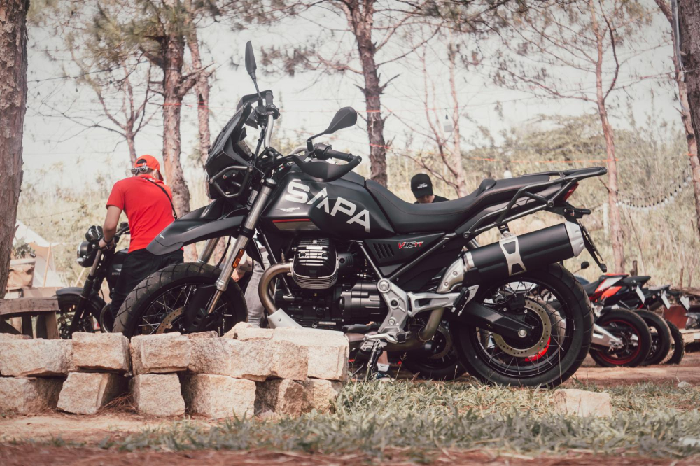 Mẫu xe Adventure cổ điển tại rừng thông Mẫu xe Adventure cổ điển tại rừng thông
