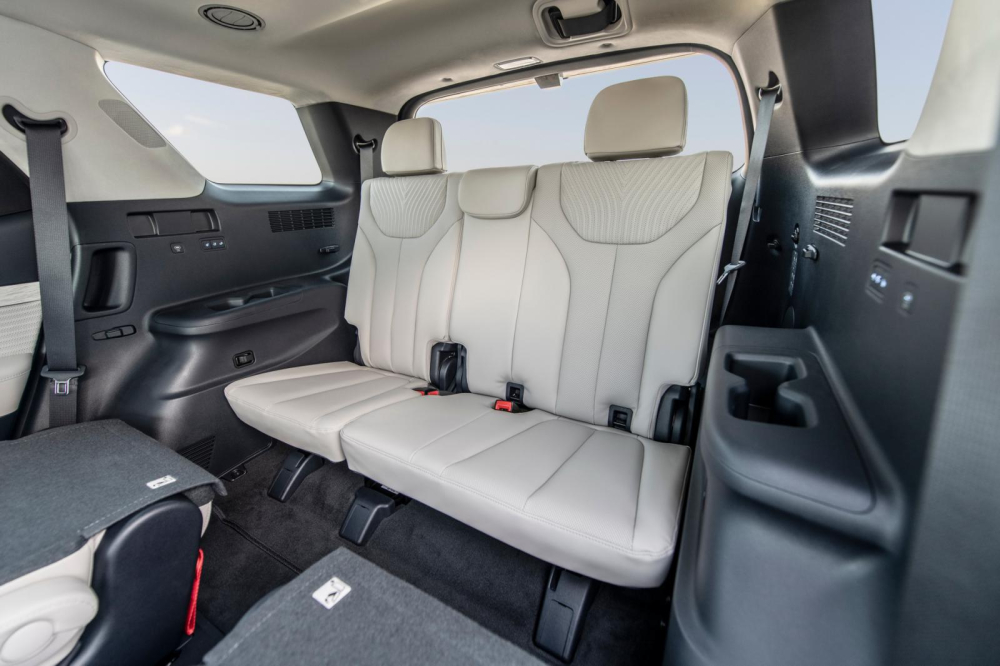 H&agrave;ng ghế cuối c&ugrave;ng của Hyundai Palisade 2023