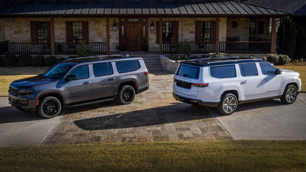 Jeep Wagoneer L v&agrave; Grand Wagoneer L 2023 tr&igrave;nh l&agrave;ng tại Mỹ