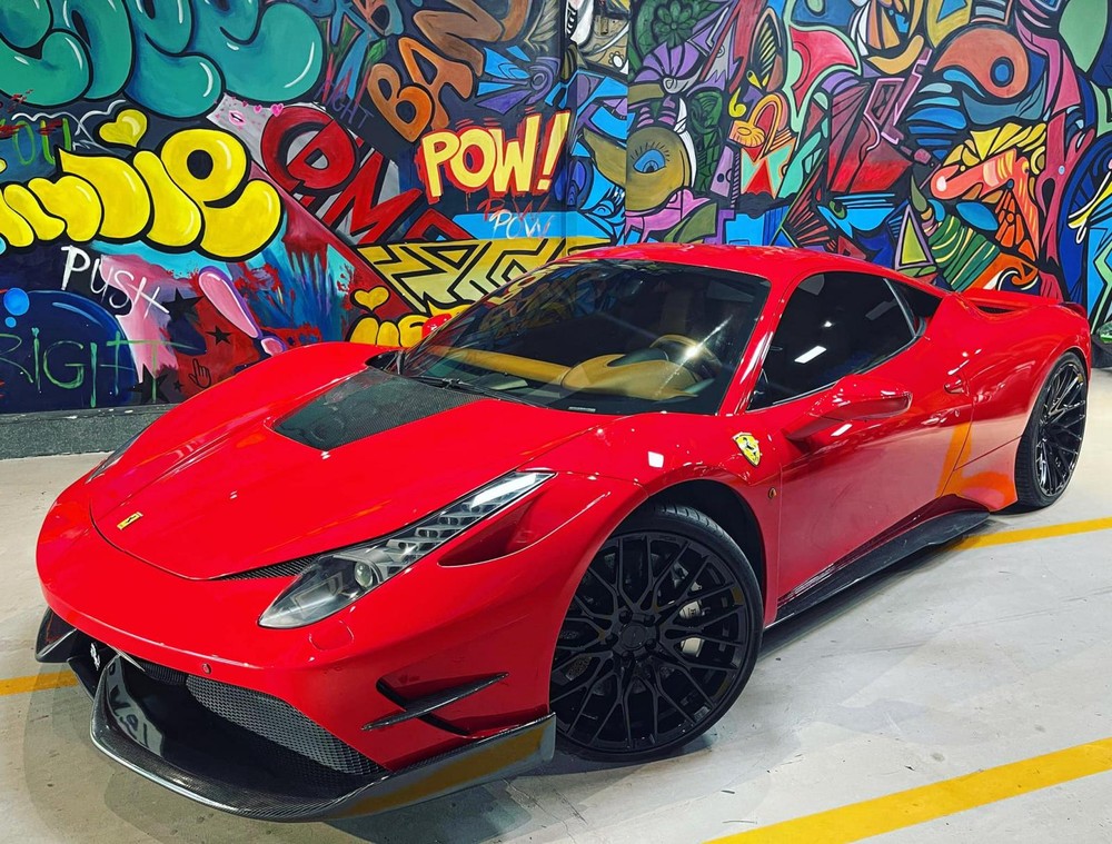 Và chính là Ferrari 458 Italia độ Misha Designs độc nhất Việt Nam về tay Tống Đông Khuê