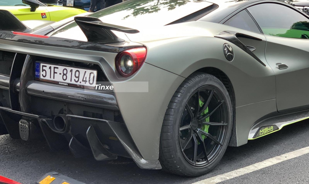 Những điểm nhấn trong bản độ xe Ferrari 488 GTB Misha Designs của tay chơi m&ocirc; h&igrave;nh