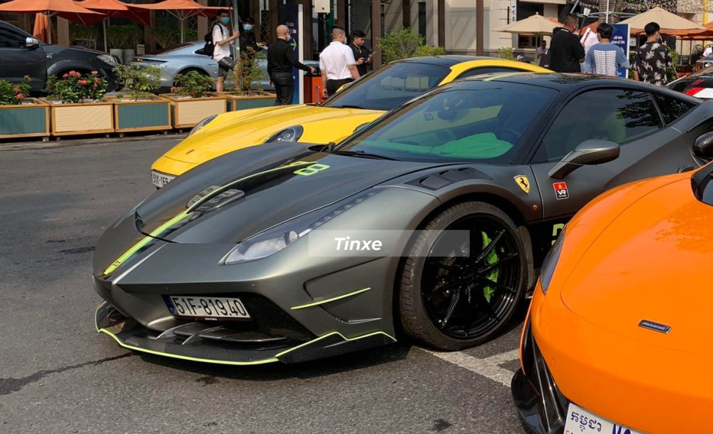 Chiếc si&ecirc;u xe Ferrari 488 GTB độ body kit Misha Designs của tay chơi xe m&ocirc; h&igrave;nh c&ograve;n được n&acirc;ng cấp động cơ