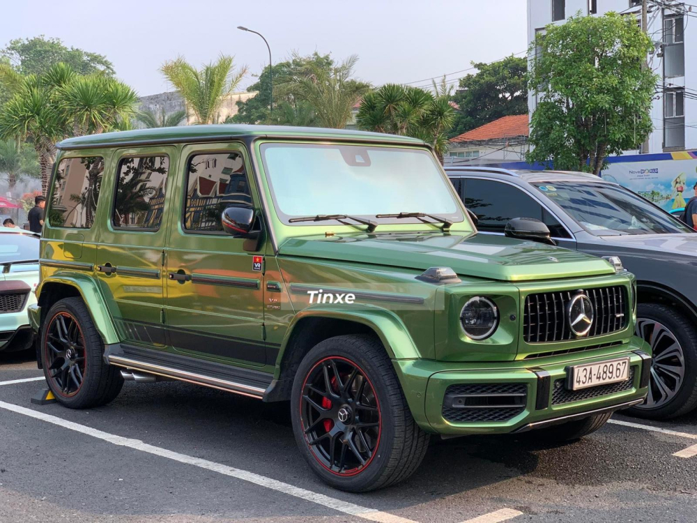 Mercedes-AMG G63 m&agrave;u xanh r&ecirc;u của 1 tay chơi xe Đ&agrave; Nẵng nhưng hiện sinh sống tại Tp.HCM