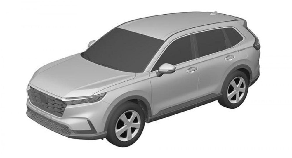 H&igrave;nh ảnh r&ograve; rỉ từ t&agrave;i liệu bảo hộ kiểu d&aacute;ng c&ocirc;ng nghiệp của Honda CR-V 2023