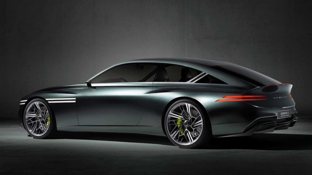 Phía bên của Genesis X Speedium Coupe Phía bên của Genesis X Speedium Coupe