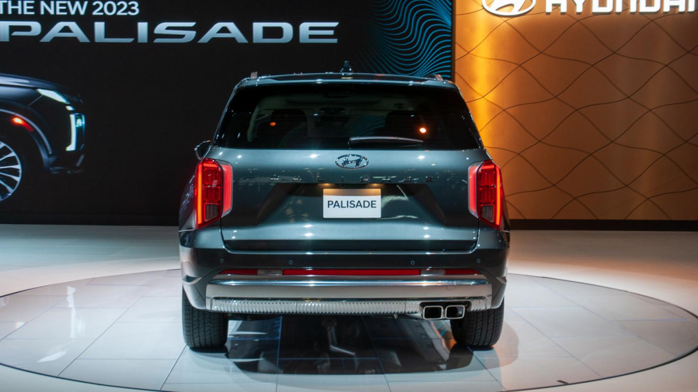 Thiết kế đằng sau của Hyundai Palisade 2023 được thay đổi nhẹ