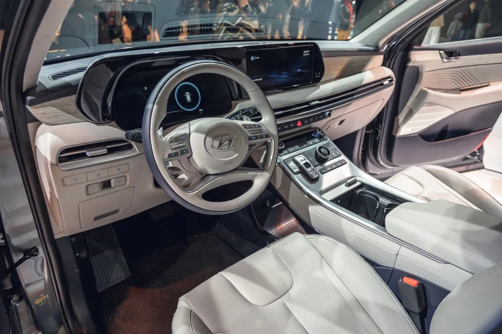 Hyundai Palisade 2023 được n&acirc;ng cấp đ&aacute;ng kể trong nội thất
