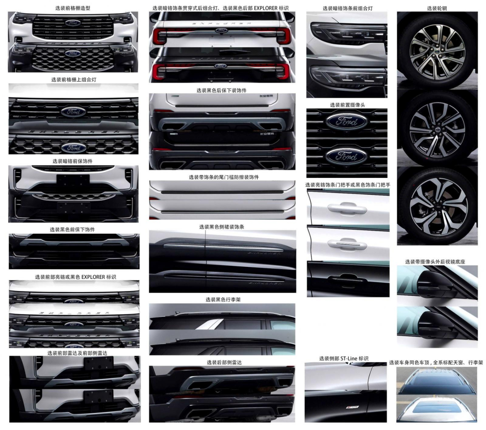 C&aacute;c chi tiết thiết kế ngoại thất nổi bật của Ford Explorer 2023