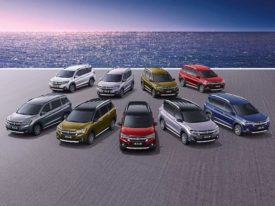 C&aacute;c m&agrave;u sơn ngoại thất của Suzuki XL6 2022