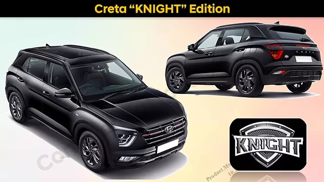 Hyundai Creta Knight Edition c&ograve;n c&oacute; logo Knight Edition như đặc điểm nhận dạng