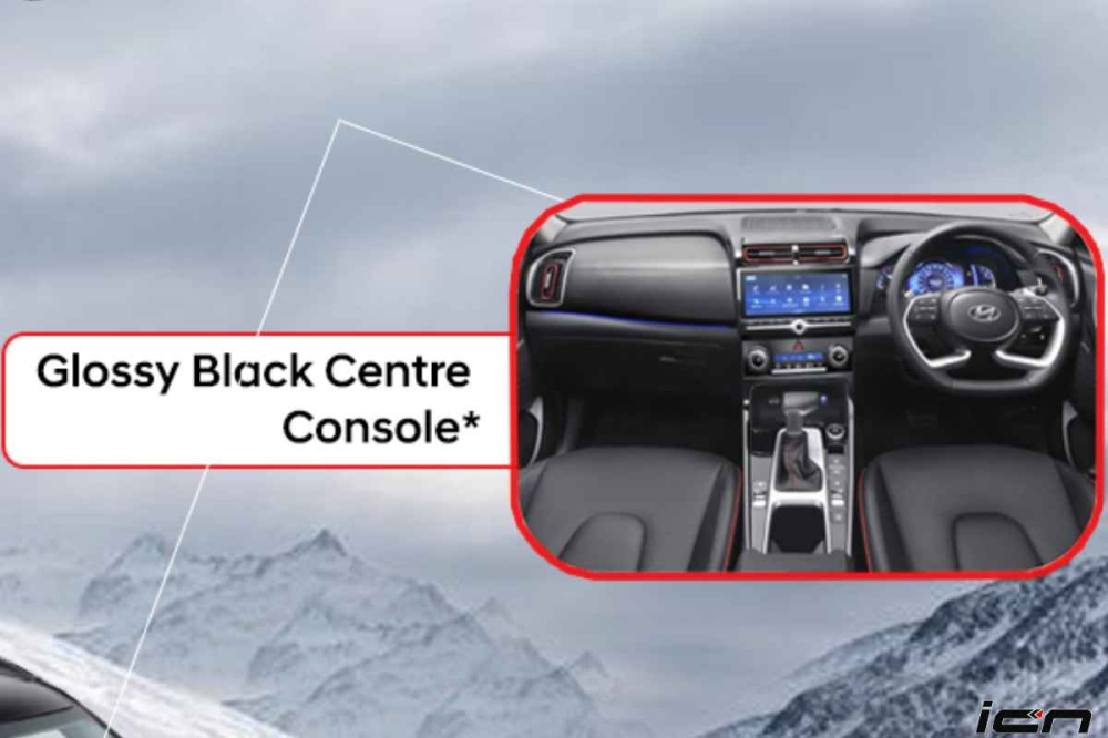 Nội thất của Hyundai Creta Knight Edition