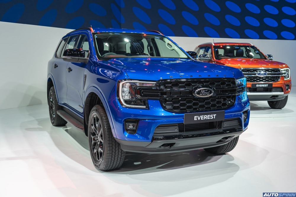 Ford Everest 2022 mới ra mắt Thái Lan vào cuối tháng 3 vừa qua.
