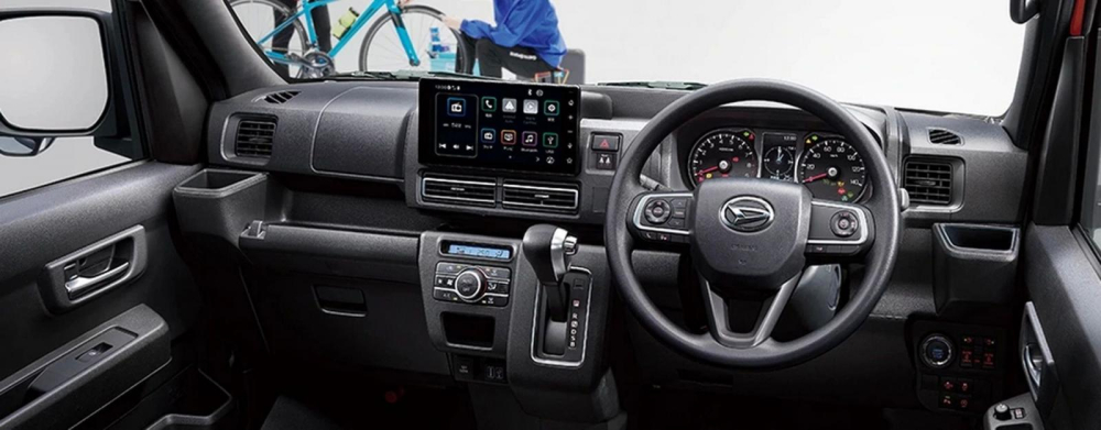 Nội thất của Daihatsu Atrai nguyên bản Nội thất của Daihatsu Atrai nguyên bản