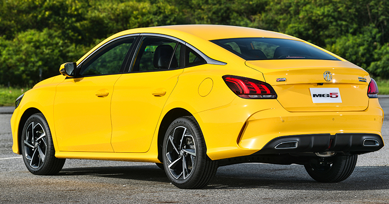 MG5 2022 tại Th&aacute;i Lan d&ugrave;ng động cơ như cũ