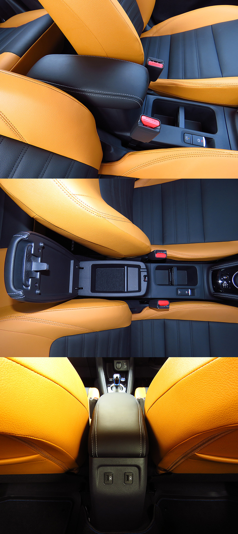 Bệ tì tay trung tâm ở hàng ghế trước của Nissan Kicks Bệ tì tay trung tâm ở hàng ghế trước của Nissan Kicks