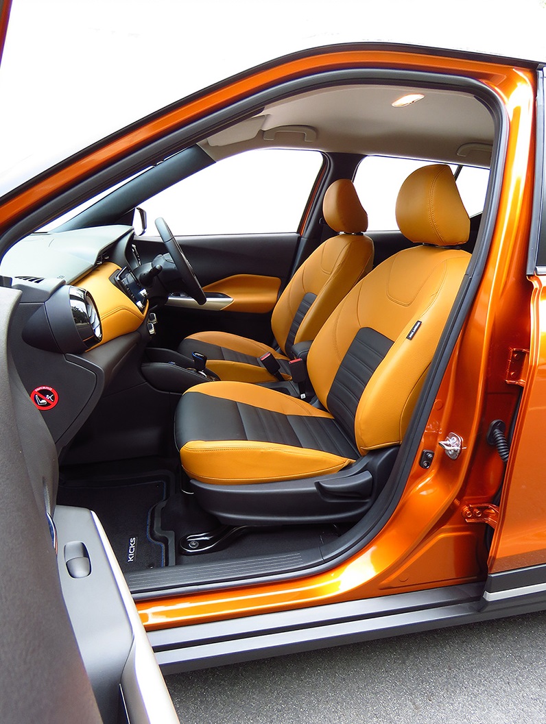 Ghế trước không trọng lực của Nissan Kicks Ghế trước không trọng lực của Nissan Kicks