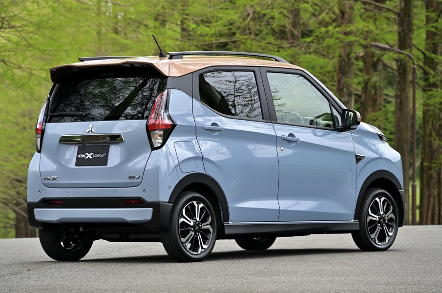Thiết kế đằng sau của Mitsubishi eK Cross EV Thiết kế đằng sau của Mitsubishi eK Cross EV