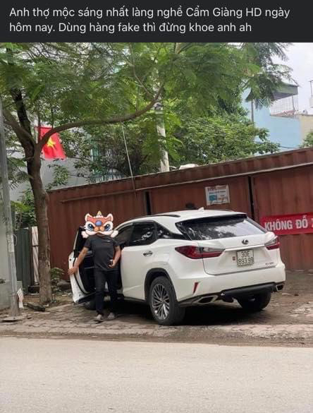Ngay sau đ&oacute; cư d&acirc;n mạng đ&atilde; nhanh ch&oacute;ng t&igrave;m ra người điều khiển chiếc xe Lexus RX350 mang biển số giả