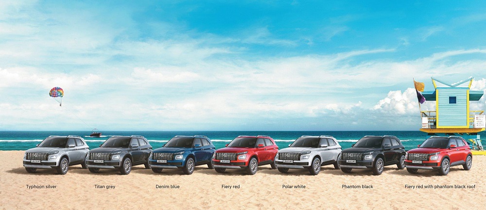 7 màu sơn ngoại thất của Hyundai Venue 2022 7 màu sơn ngoại thất của Hyundai Venue 2022