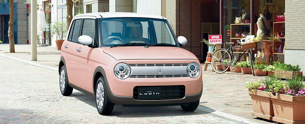 Thiết kế đầu xe của Suzuki Alto Lapin thông thường Thiết kế đầu xe của Suzuki Alto Lapin thông thường