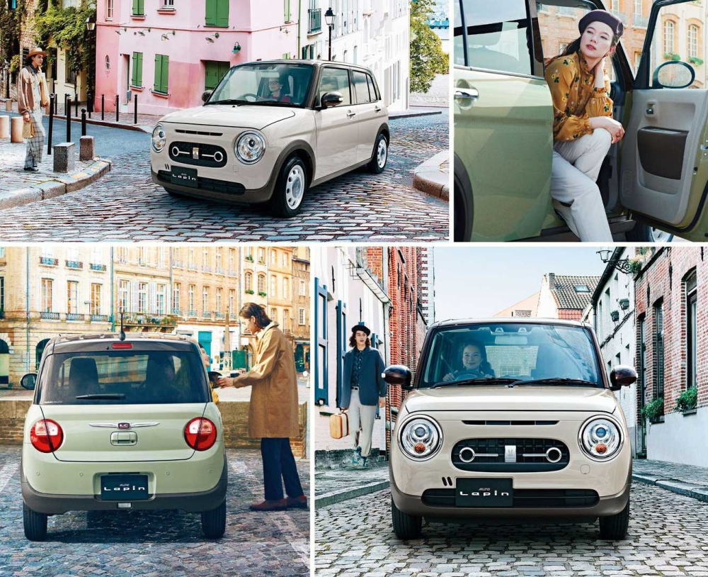 Thiết kế bên sườn và phía sau của LC không thay đổi nhiều so với Suzuki Alto Lapin Thiết kế bên sườn và phía sau của LC không thay đổi nhiều so với Suzuki Alto Lapin