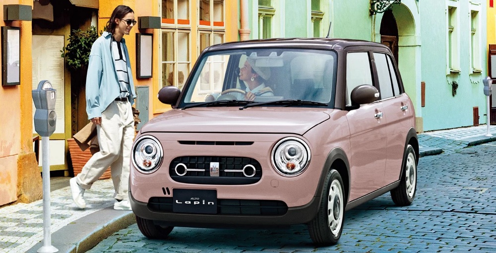 Suzuki Alto Lapin LC 2022 màu hồng nhạt Suzuki Alto Lapin LC 2022 màu hồng nhạt
