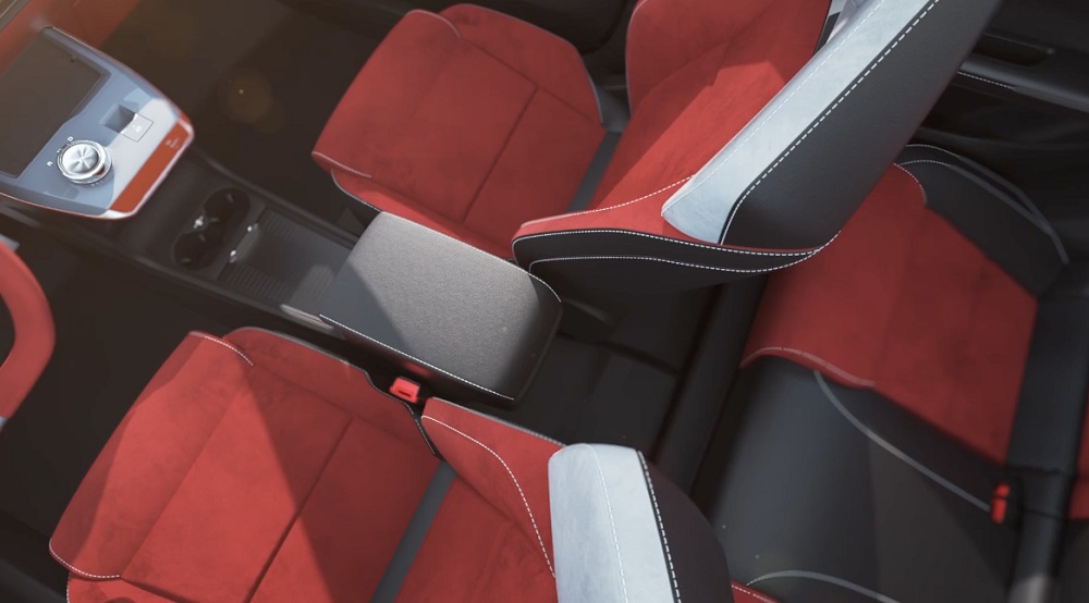 Hàng ghế trước của MG Mulan 2022