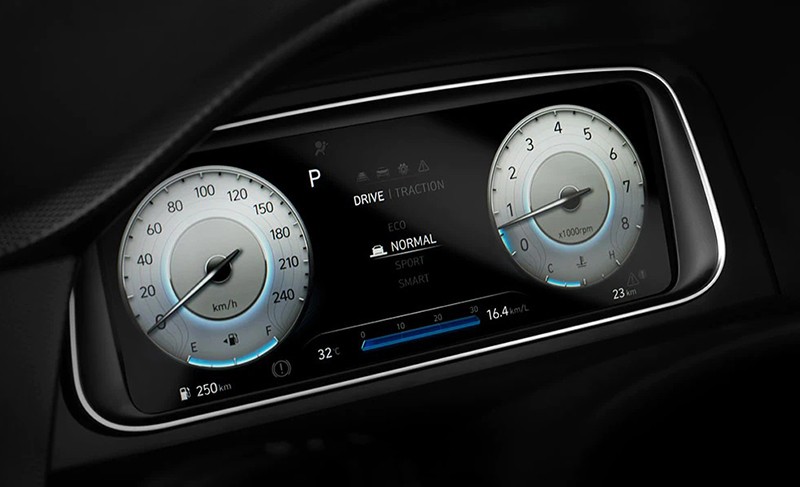 Thiết kế bảng đồng hồ kỹ thuật số của Hyundai Creta 2022 ở thị trường quốc tế. Thiết kế bảng đồng hồ kỹ thuật số của Hyundai Creta 2022 ở thị trường quốc tế.