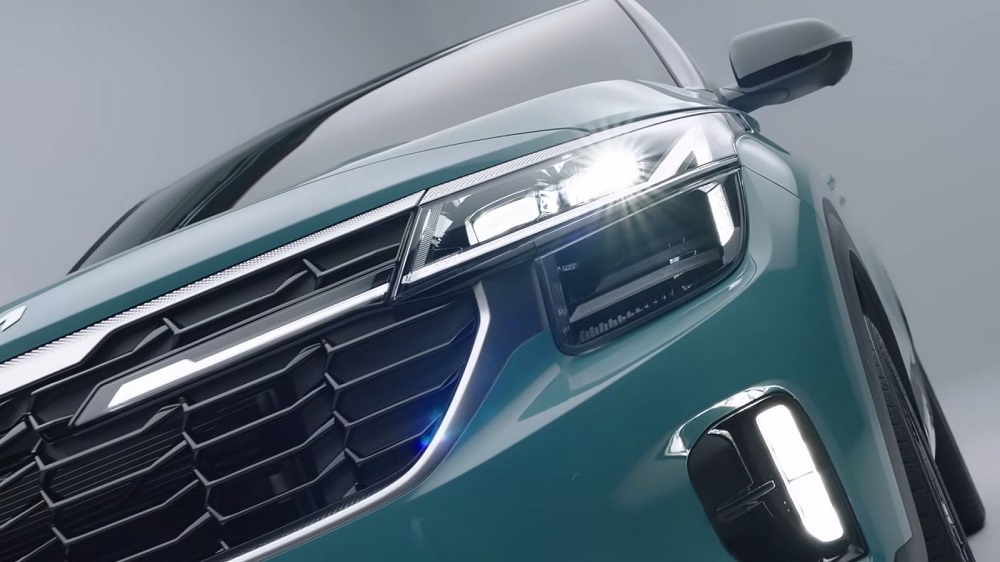 Đầu xe của Kia Seltos 2023 bản đủ Đầu xe của Kia Seltos 2023 bản đủ