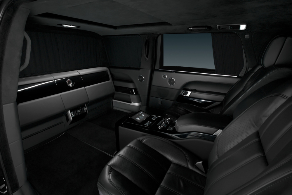 Nội thất một chiếc xe Range Rover XXL Limousine độ Klassen Nội thất một chiếc xe Range Rover XXL Limousine độ Klassen