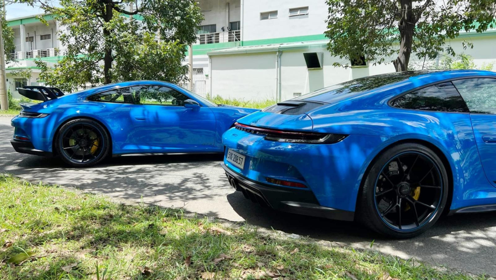 Porsche 911 GT3 992 của Cường Đô-la đã được tháo cánh gió đuôi phía sau