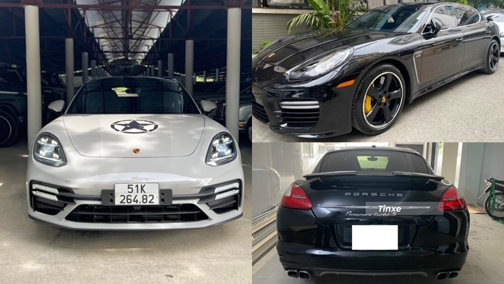 Bộ 3 Porsche Panamera Turbo S mới về đội của Bộ 3 Porsche Panamera Turbo S mới về đội của Qua Vũ, 1 xe bản mới nhất, chiếc thứ 2 là hàng độc