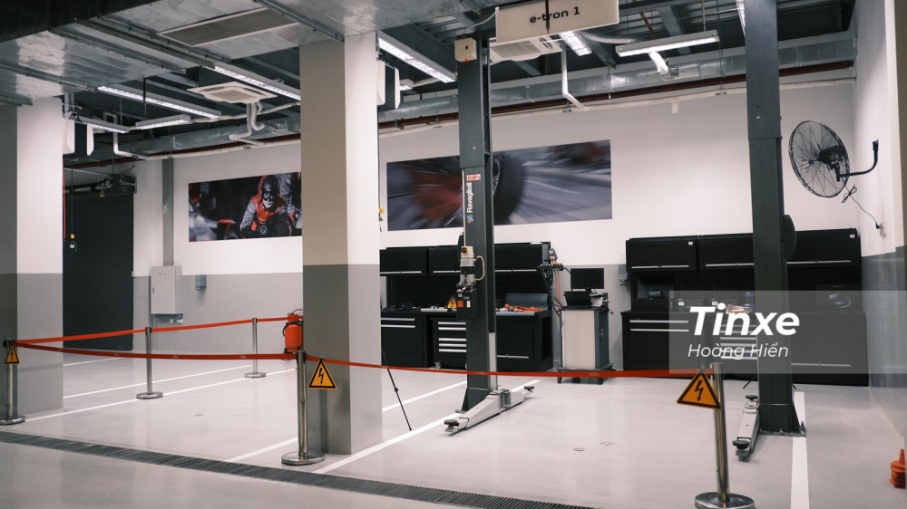 Khoang dịch vụ dành riêng cho xe điện của Audi.
