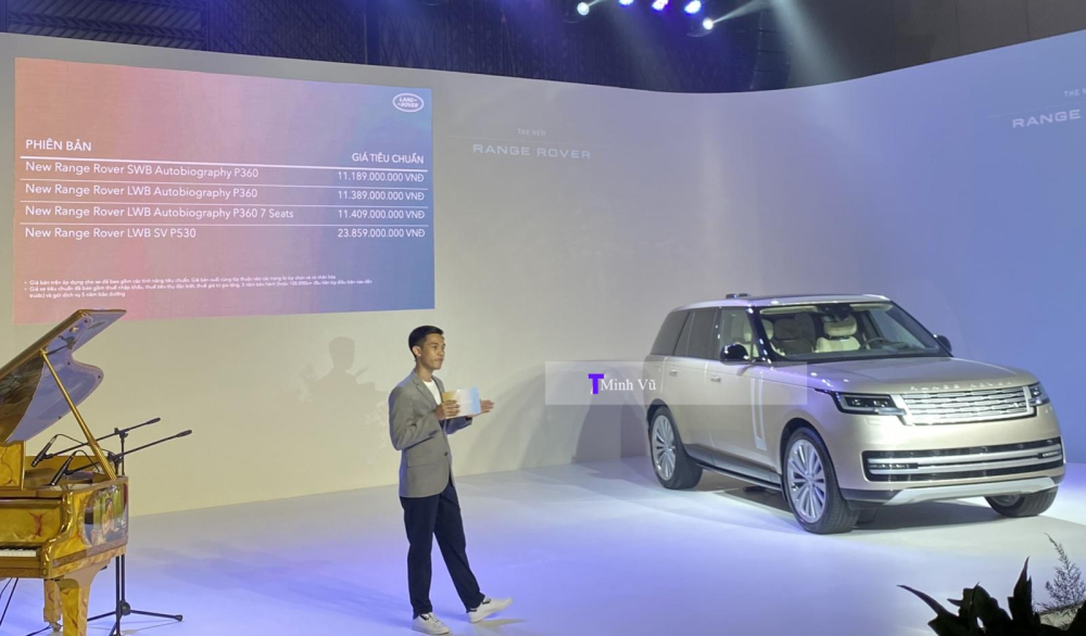 Mức giá bán của 4 phiên bản xe Range Rover 2022