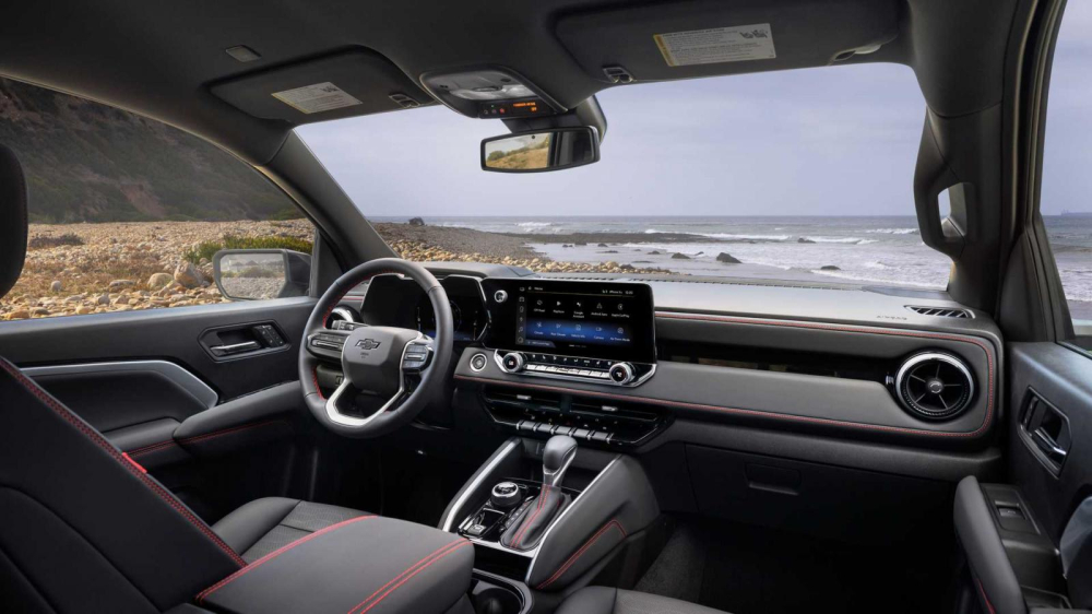 Nội thất của Chevrolet Colorado 2023 bản Z71