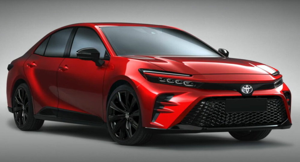 Toyota Camry 2024 được ph&aacute;c họa với thiết kế mới, theo phong c&aacute;ch của Crown Sport