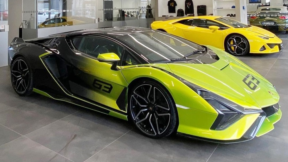 Lamborghini Sian với 2 màu sơn Lamborghini Sian với 2 màu sơn