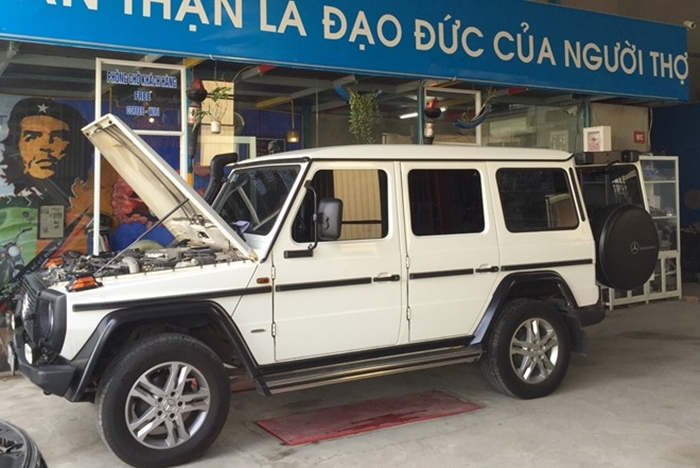 Hình ảnh của chiếc xe Mercedes-Benz G300 CDI lúc còn nguyên bản Hình ảnh của chiếc xe Mercedes-Benz G300 CDI lúc còn nguyên bản