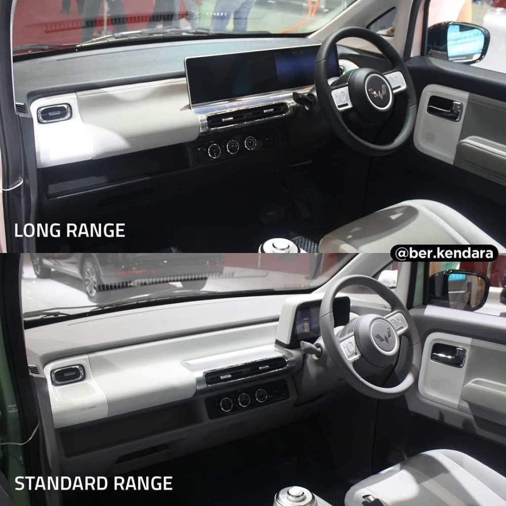 Nội thất của Wuling Air ev 2022 ở 2 phiên bản Nội thất của Wuling Air ev 2022 ở 2 phiên bản