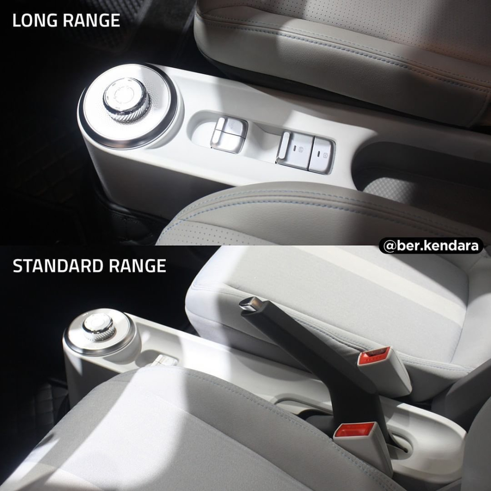 Cụm điều khiển trung tâm của Wuling Air ev 2022 ở 2 phiên bản Cụm điều khiển trung tâm của Wuling Air ev 2022 ở 2 phiên bản