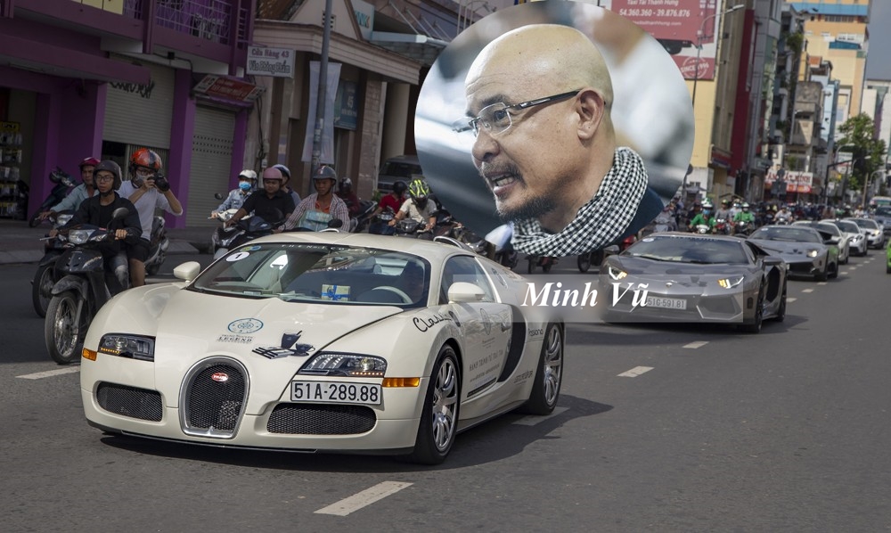 Tài xế riêng của Chủ tịch Trung Nguyên điều khiển xe Bugatti Veyron trong suốt hành trình xuyên Việt vào năm 2018 Tài xế riêng của Chủ tịch Trung Nguyên điều khiển xe Bugatti Veyron trong suốt hành trình xuyên Việt vào năm 2018