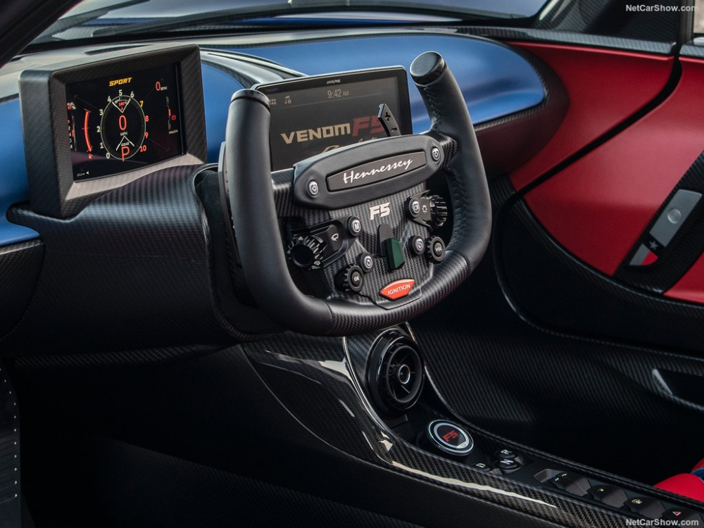 Nội thất xe Hennessey Venom F5 Roadster 