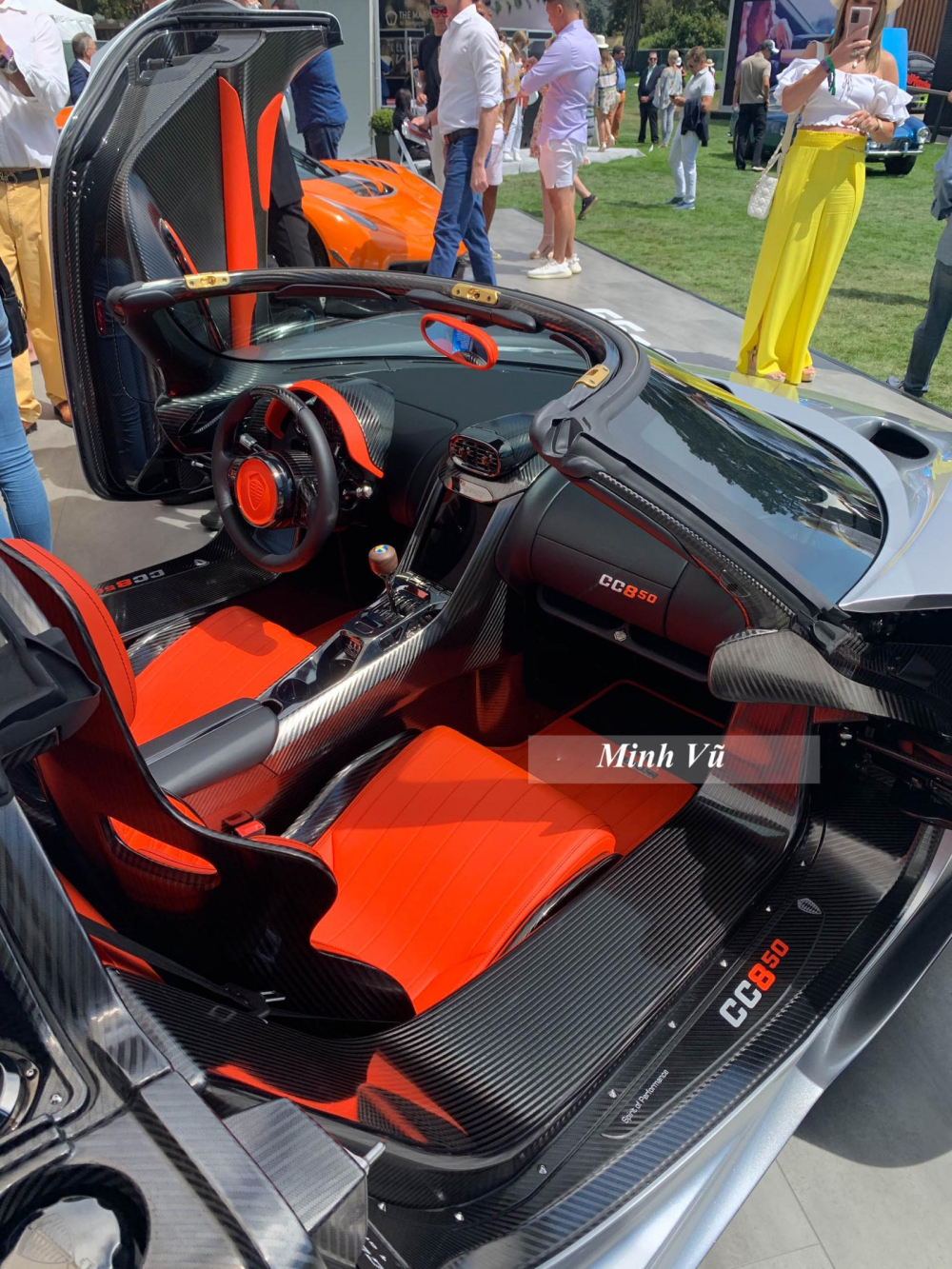 Cận cảnh khoang lái xe Koenigsegg CC850 Cận cảnh khoang lái xe Koenigsegg CC850