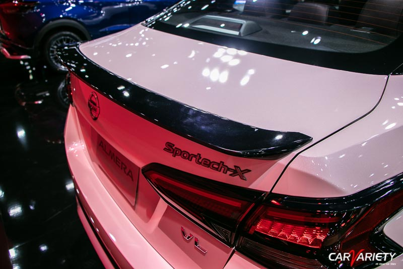 Cánh gió đuôi của Nissan Almera Sportech-X 2022 Cánh gió đuôi của Nissan Almera Sportech-X 2022